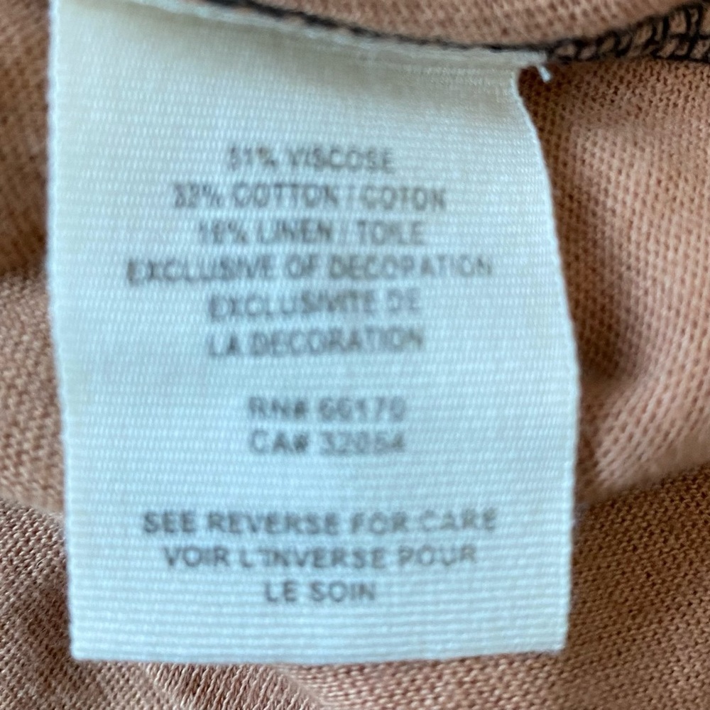 Free People Racerback Ruffle Bleached Tank Top - Picture 7 of 9